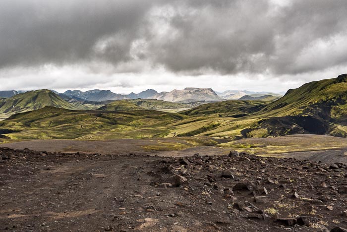 montagnes d'islande