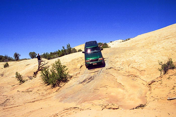 GMC Jimmy sur la roche