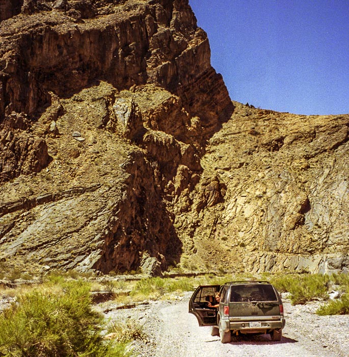 Piste de Titus Canyon
