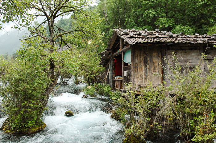 cabane et torrent
