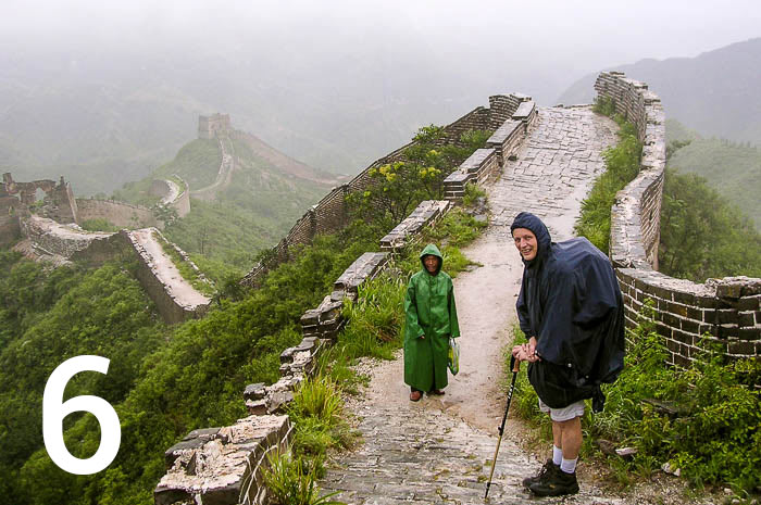 pluie sur la grande muraille