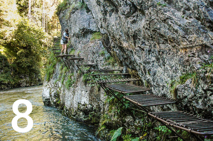 Passerelle dans le Paradis slovaque