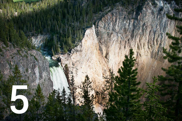 Lower Falls sur la rivière Yellowstone