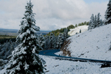 Dunraven Pass sous la neige